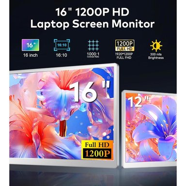 FOPO S11 MONITOR PORTÁTIL 16' FULL HD 1200P - 2