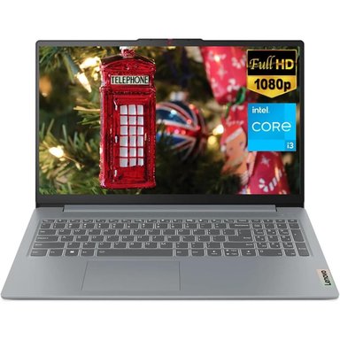 LAPTOP IDEAPAD SLIM 3I I3-N305 LENOVO 15.6' 256GB SSD 8GB RAM W11 S - TECLADO INGLÉS | ARCTIC GRAY