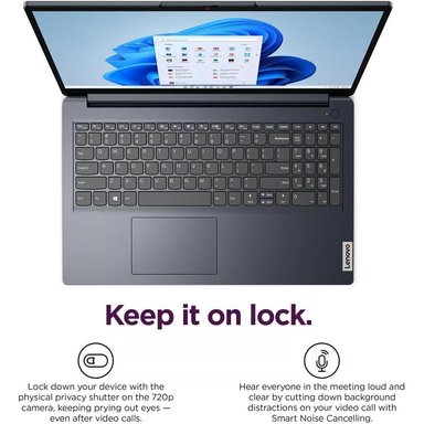 LAPTOP IDEAPAD 1I I5-1334U LENOVO 15.6' 512GB SSD 16GB RAM W11 - TECLADO INGLÉS | ABYSS BLUE - 5