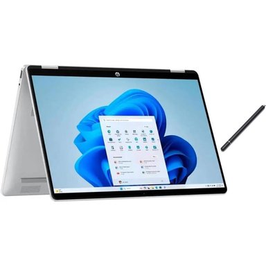 LAPTOP OMNIBOOK 5 FLIP 14' I5-120U HP 14' 512GB SSD 8GB RAM W11 - TECLADO INGLÉS | PLATEADO