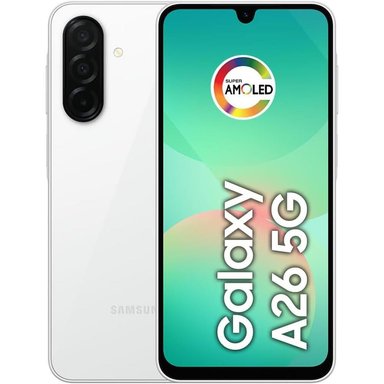 CELULAR SAMSUNG GALAXY A26 5G IA 8GB RAM 256GB DUAL SIM 6.7' 120HZ AMOLED IP67 | BLANCO