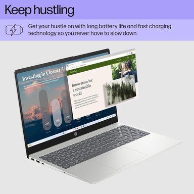 LAPTOP HP 15.6' RYZEN 5 7520U 8GB RAM 512GB SSD | PLATA - 4