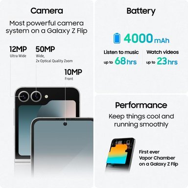 CELULAR SAMSUNG GALAXY Z FLIP6 512GB | AZUL - 6