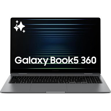 LAPTOP SAMSUNG GALAXY BOOK5 360 15.6' CORE 7 ULTRA 16GB RAM 512GB - TECLADO INGLÉS | GRIS