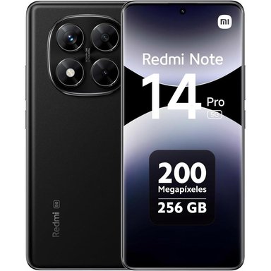 CELULAR XIAOMI REDMI NOTE 14 PRO 5G 256GB 8GB | NEGRO MEDIANOCHE