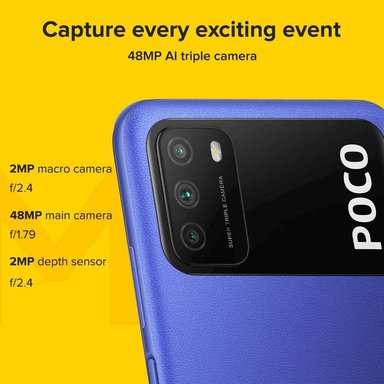 CELULAR XIAOMI POCO M3 64GB 4GB | NEGRO - 2