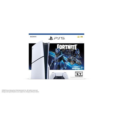 CONSOLA PLAYSTATION 5 EDICIÓN DISCO FORTNITE COBALT STAR 1TB | BLANCO - 2