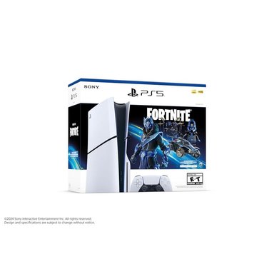 CONSOLA PLAYSTATION 5 EDICIÓN DISCO FORTNITE COBALT STAR 1TB | BLANCO - 3