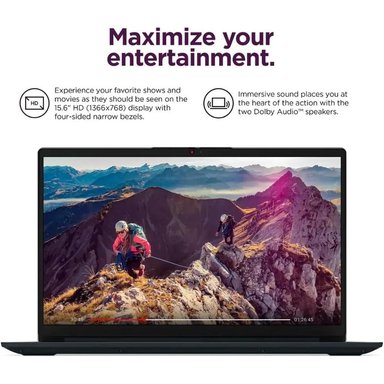 LAPTOP LENOVO IDEAPAD 15.6' CELERON 4GB 128GB | ABYSS BLUE - 4
