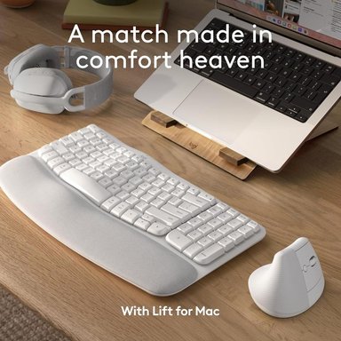TECLADO INALÁMBRICO PARA MAC WAVE KEYS LOGITECH | BLANCO - 5