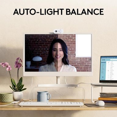 CÁMARA WEB BRIO 100 LOGITECH | OFF WHITE - 3