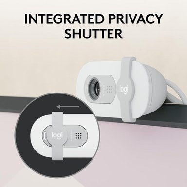 CÁMARA WEB BRIO 100 LOGITECH | OFF WHITE - 4