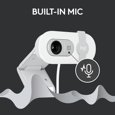 CÁMARA WEB BRIO 100 LOGITECH | OFF WHITE - 5