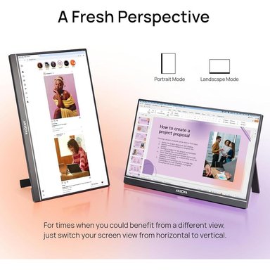 MONITOR PORTÁTIL Z1C 16.1' FHD 1080P ARZOPA | GRIS OSCURO - 5