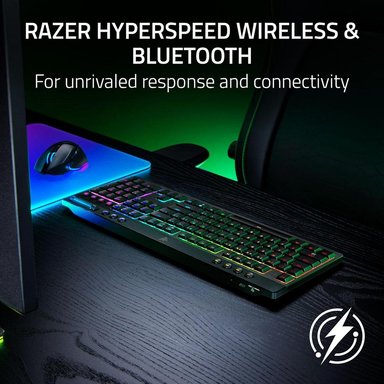 TECLADO INALÁMBRICO BLACKWIDOW V4 CLICKY RAZER | NEGRO - 3