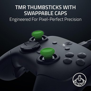 MANDO ALÁMBRICO WOLVERINE V3 TOURNAMENT 8K RAZER | NEGRO - 3