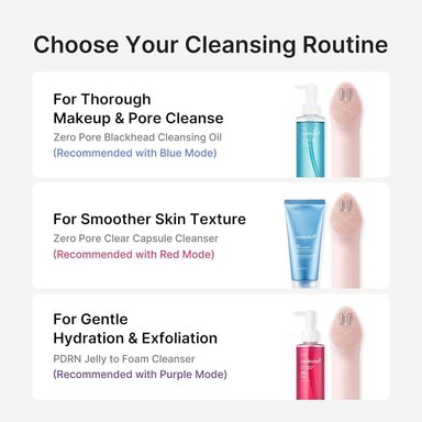 SET 2 EN 1 MINI BOOSTER PRO PLUS CLEANSING MEDICUBE PINK - 6