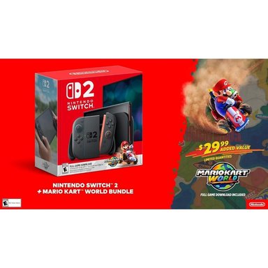 CONSOLA NINTENDO SWITCH 2 + MARIO KART WORLD + HDMI + PAÑO DE LIMPIEZA - 2
