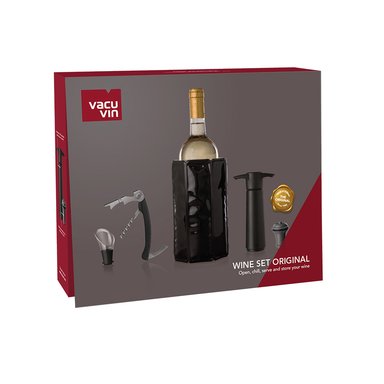 SET ACCESORIOS BAR MULTICOLOR VINO VACU VIN ORIGINAL