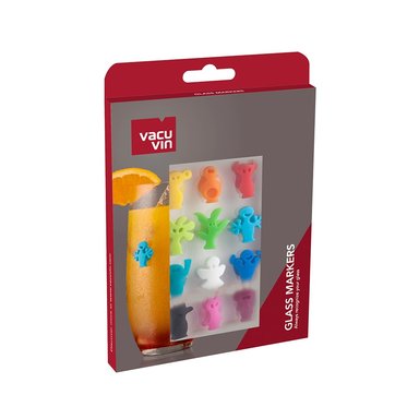 MARCADOR MULTICOLOR VASO VACU VIN PARTY PEOPLE X12UNID