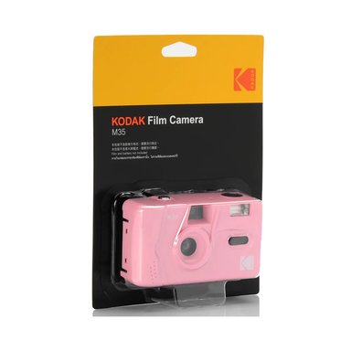 CÁMARA KODAK M35 PELICULA CON FLASH ROSA REUTILIZABLE - 2