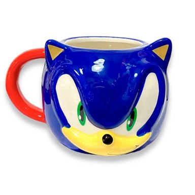 TAZA SCOOL TAZA SONIC 3D MULTICOLOR SONIC 3D CERAMICA