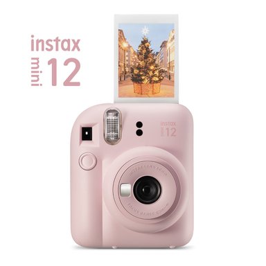CÁMARA FUJIFILM MINI 12 INSTAX ROSA + ESTUCHE TRANSPARENTE - 3