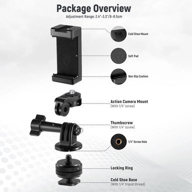 SOPORTE NEEWER PARA SMARTPHONE - GOPRO GP-3 - 2