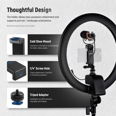 SOPORTE NEEWER PARA SMARTPHONE - GOPRO GP-3 - 4