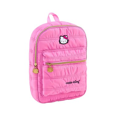 MOCHILA HELLO KITTY ROSA PINK SCOOL - 1
