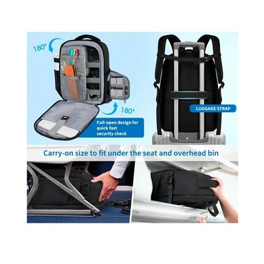 MOCHILA LUBARDY PARA CAMARA Y ACCESORIOS NEGRO - 3