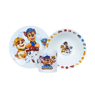 VAJILLA INFANTIL CERAMICA 3PZ PAW PATROL N SCOOL 704345