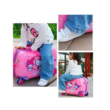 MALETA BOLSO INFANTIL HELLO KITTY SCOOL CARRY ON - 5