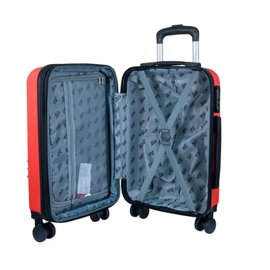 MALETA DE CABINA HELLO KITTY SCOOL CARRY ON ROJA - 4