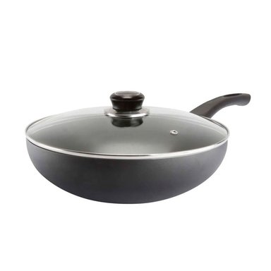 SARTEN WOK RECORD 28CM TAPA VIDRIO