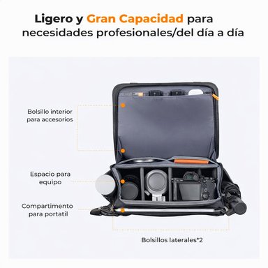 MALETIN KYF CONCEPT 10L KF13.163 NEGRO - 3