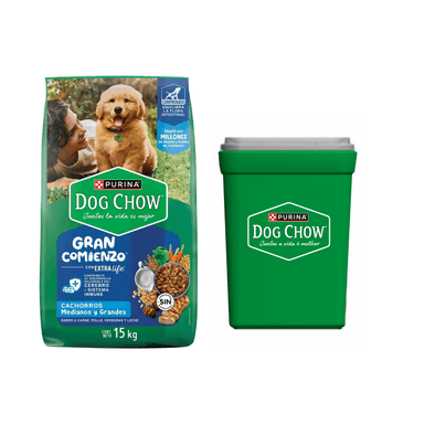 ALIMENTO PERRO DOG CHOW CACHORROS MEDIANOS Y GRANDES 15KG