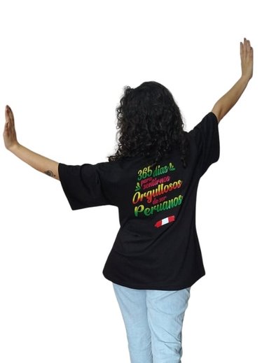 POLO MANGA CORTA ALGODÓN MUJER NISA NEGRO NISA PERÚ 365