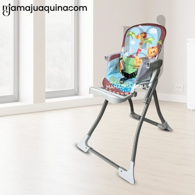 SILLA COMER BABY LOVE JUNGLE CAFÉ PLEGABLE - 2