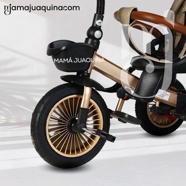 TRICICLO VOYAGE GUIADOR 3 EN 1 NEW COLLECTION USB GOLDEN III BEIGE - 2