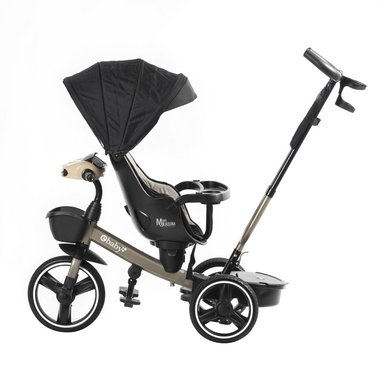 TRICICLO EBABY GUIADOR 3 EN 1 VENICE NEGRO - 2
