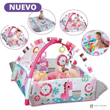 GIMNASIO CENTRO ENTRETENIMIENTO 3 EN 1 CON PELOTAS