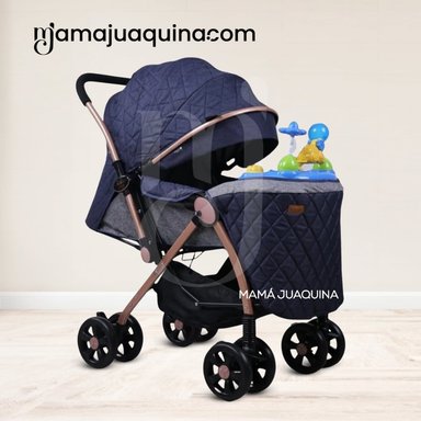 COCHE CUNA CONFORT KIDS SUMMER DREAM MUSICAL LUJO EDICIÓN LIMITADA AZUL - 2