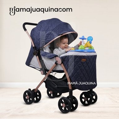 COCHE CUNA CONFORT KIDS SUMMER DREAM MUSICAL LUJO EDICIÓN LIMITADA AZUL - 4