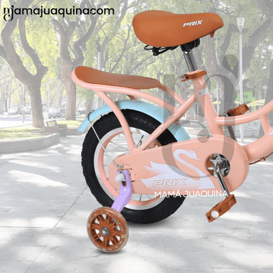 BICICLETA PARA NIÑA ARO 12 «PRIX DELUXE» CELESTE - 2