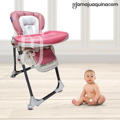 SILLA COMER BABY LUNCH BUDDY ROSADO BEBÉ GRADUABLE - 4