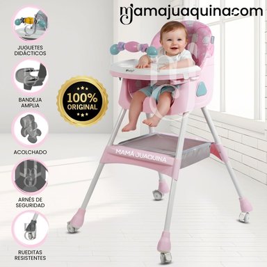 SILLA DE COMER DIDÁCTICA «LULU» BEIGE EDICIÓN LIMITADA