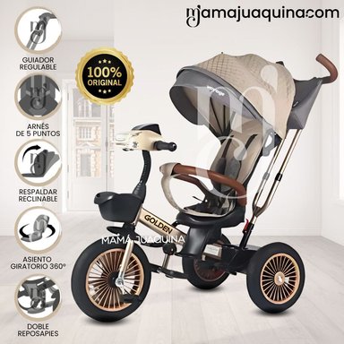 TRICICLO VOYAGE GIRATORIO GOLDEN II NEW BEIGE