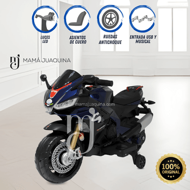 MOTO A BATERÍA PARA NIÑOS «YAMAHA» LICENCED NEGRO - 1