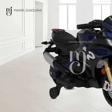 MOTO A BATERÍA PARA NIÑOS «YAMAHA» LICENCED NEGRO - 3